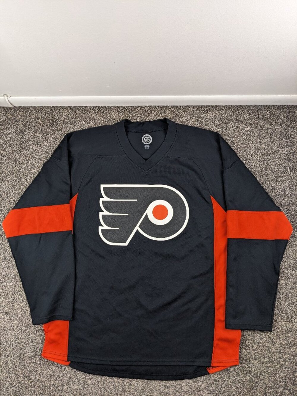 Mike Richards Philadelphia Flyers Jersey NHL Team Apparel Black Mens Large